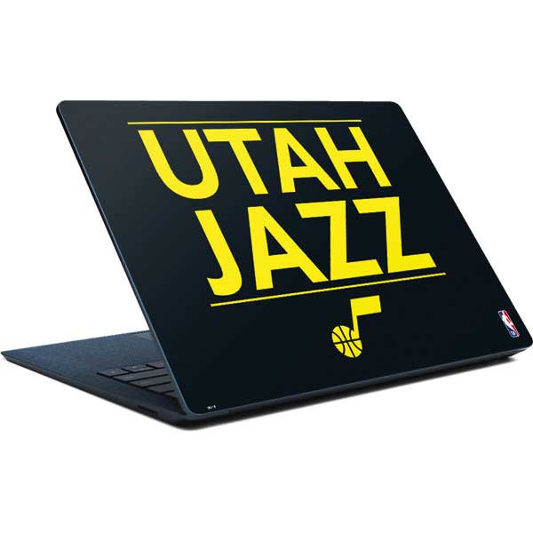 NBA Utah Jazz Standard - Black Surface Laptop Skin