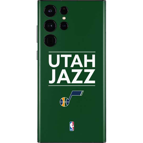 NBA Utah Jazz Standard - Yellow Galaxy S22 Ultra Skin