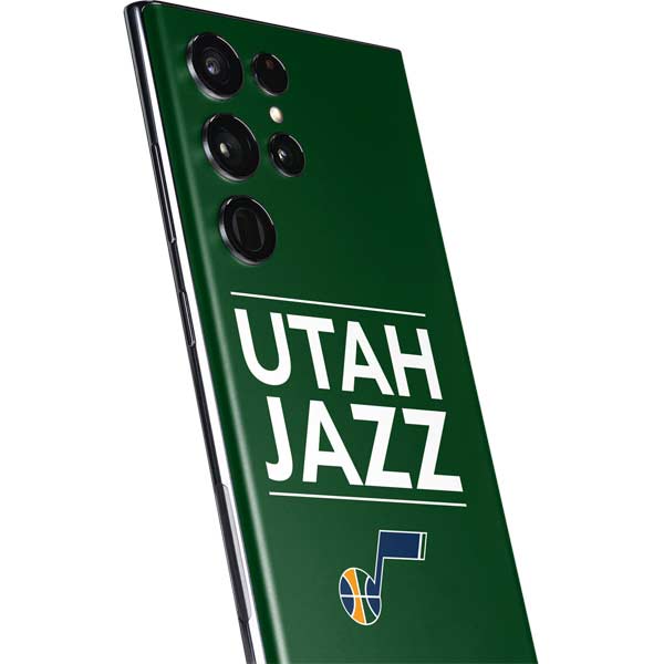 NBA Utah Jazz Standard - Yellow Galaxy S22 Ultra Skin