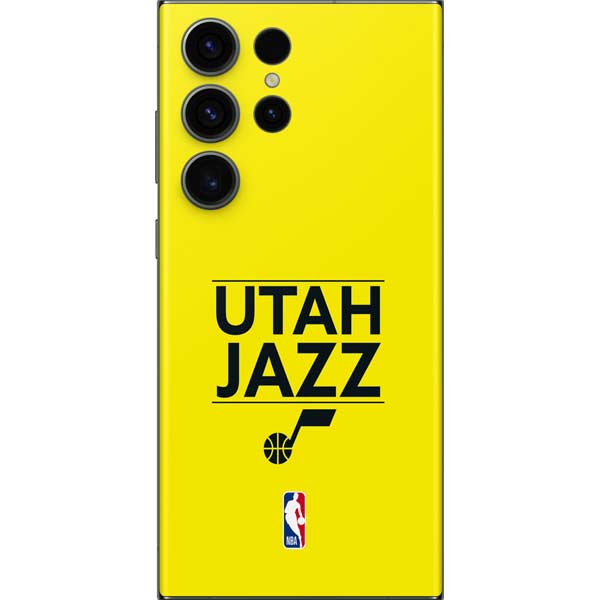 NBA Utah Jazz Standard - Yellow Galaxy S23 Ultra Skin