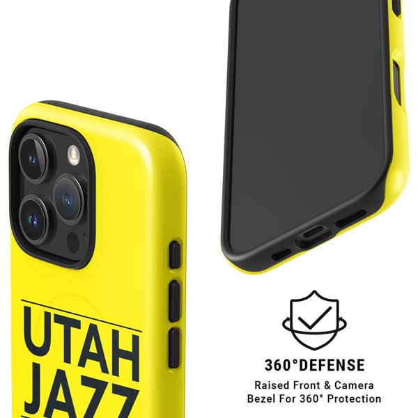 NBA Utah Jazz Standard - Yellow iPhone 16 Pro Magsafe Impact Case