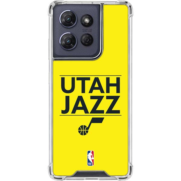 NBA Utah Jazz Standard - Yellow Moto G Power 5G (2025) Clear Case