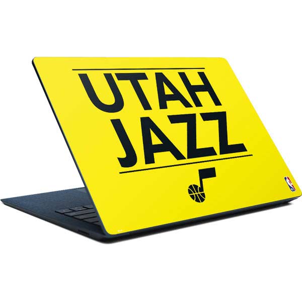 NBA Utah Jazz Standard - Yellow Surface Laptop Skin