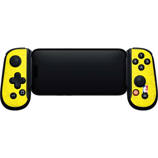 NBA Utah Jazz Yellow Texture Backbone One for iPhone Game Controller Skin