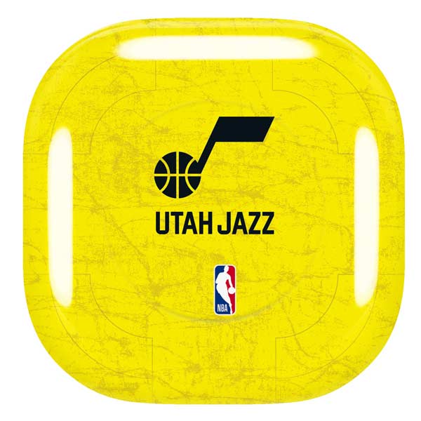 NBA Utah Jazz Yellow Texture Galaxy Buds Pro Skin