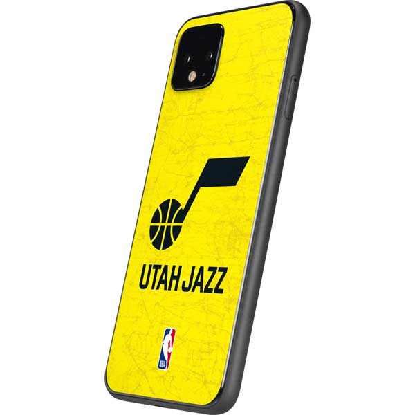 NBA Utah Jazz Yellow Texture Google Pixel 4 Skin