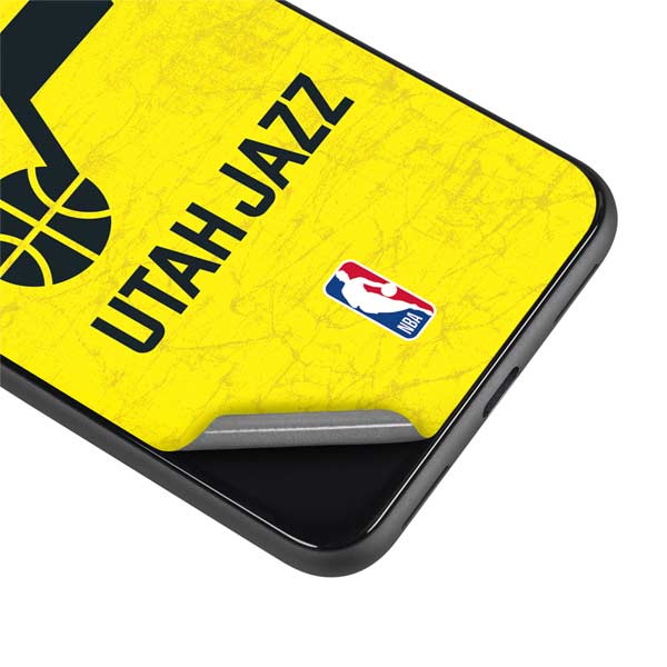 NBA Utah Jazz Yellow Texture Google Pixel 4 Skin