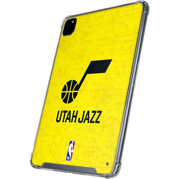 NBA Utah Jazz Yellow Texture iPad Cases