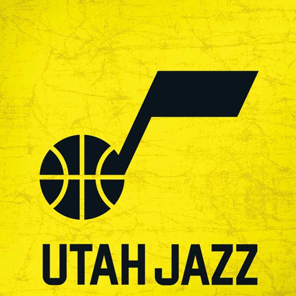 NBA Utah Jazz Yellow Texture iPhone XS Pro Case