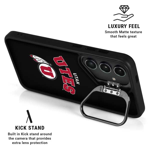 University of Utah Utes Logo Galaxy S26 Ultra Kickstand Case