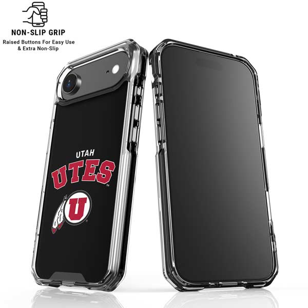 University of Utah Utes Logo iPhone 17 Air Clear Case