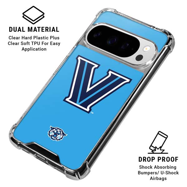 Villanova University V Wildcats Google Pixel 10 Pro Clear Case