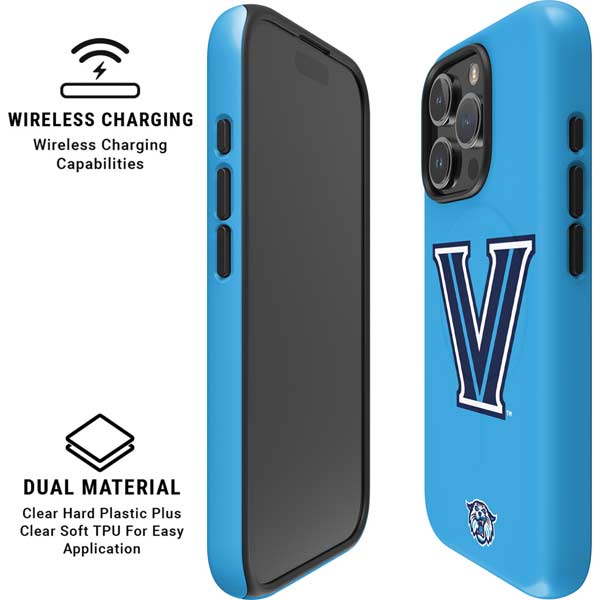 Villanova University V Wildcats iPhone 16 Pro Max Magsafe Impact Case