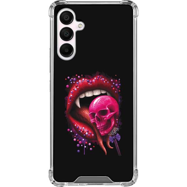 Vampire Skull Lollypop by Sarah Richter Galaxy A16 5G Clear Case