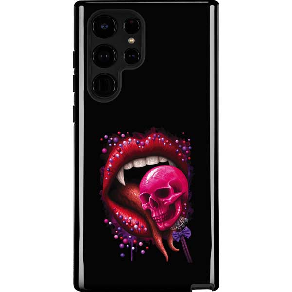 Vampire Skull Lollypop by Sarah Richter Galaxy Cases