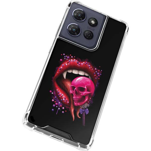 Vampire Skull Lollypop by Sarah Richter Moto G Power 5G (2025) Clear Case