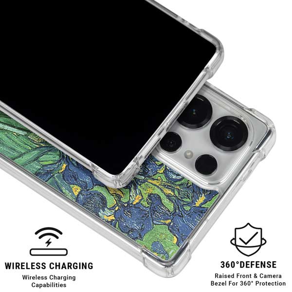 Van Gogh - Irises by Van Gogh Galaxy S25 Ultra Clear Case