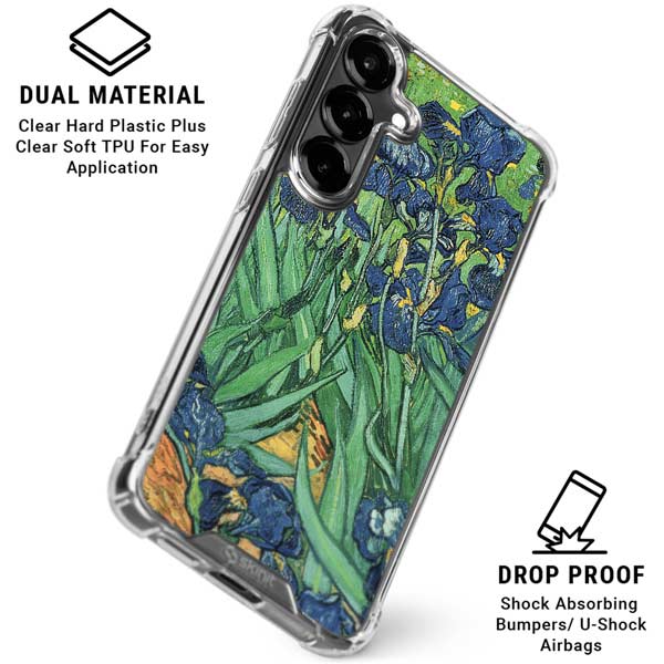 Van Gogh - Irises by Van Gogh Galaxy S26 Clear Case