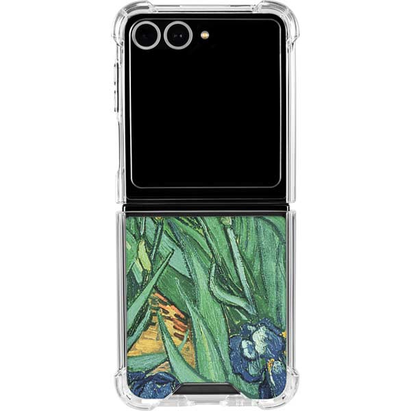 Van Gogh - Irises by Van Gogh Galaxy Z Flip7 Clear Case