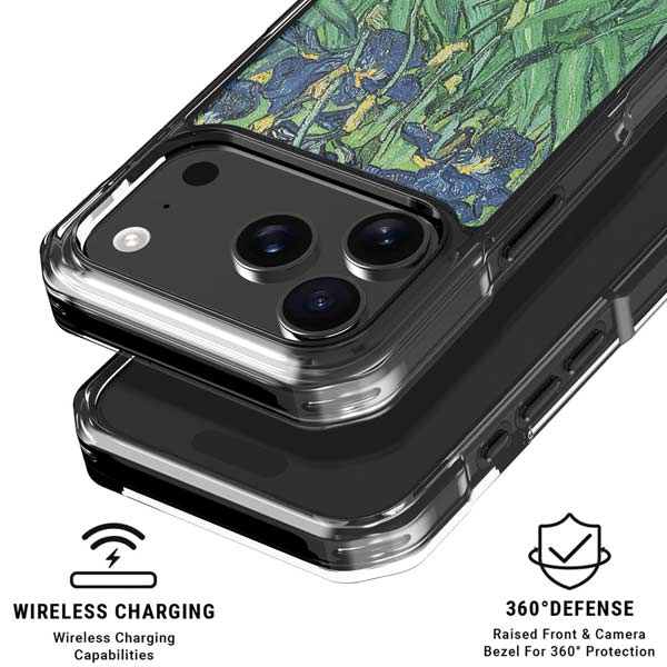 Van Gogh - Irises by Van Gogh iPhone 17 Pro Clear Case