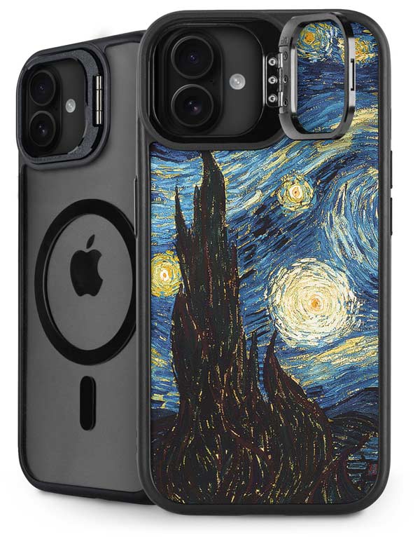 Van Gogh - The Starry Night by Van Gogh iPhone 16 Plus Kickstand Case