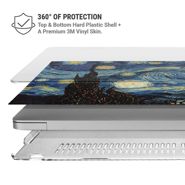 Van Gogh - The Starry Night by Van Gogh MacBook Pro 14in (2021-24) Case plus Skin