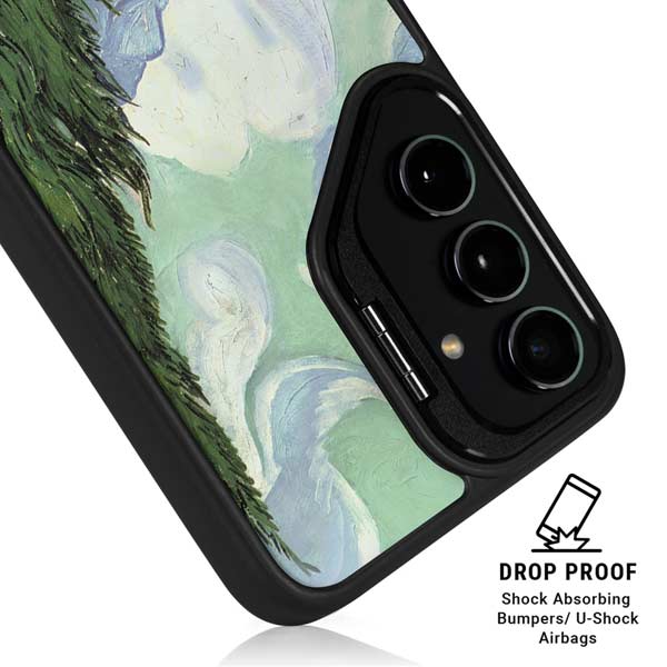 van Gogh - Wheatfield with Cypresses by Van Gogh Galaxy S26 Plus Kickstand Case