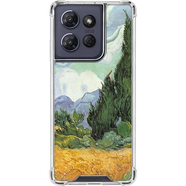 van Gogh - Wheatfield with Cypresses by Van Gogh Moto G 5G (2025) Clear Case
