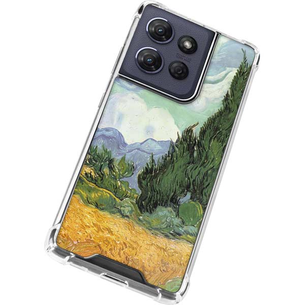 van Gogh - Wheatfield with Cypresses by Van Gogh Moto G 5G (2025) Clear Case