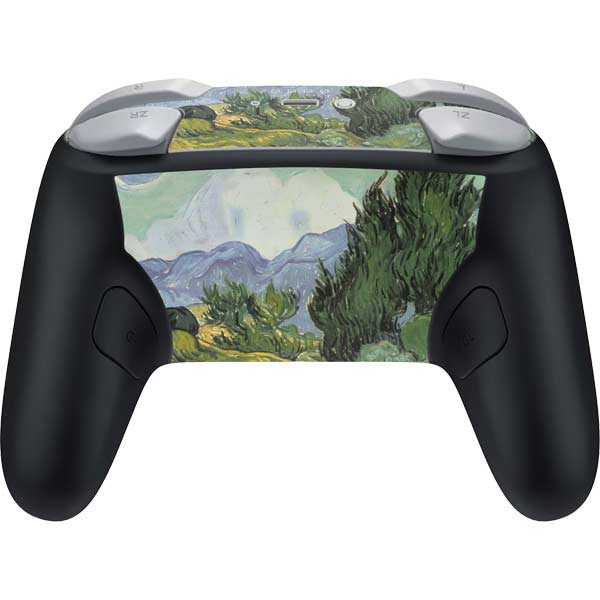 van Gogh - Wheatfield with Cypresses by Van Gogh Nintendo Switch 2 (2025) Pro Controller Skin