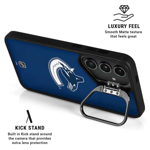 NHL Vancouver Canucks Distressed Galaxy S26 Plus Kickstand Case