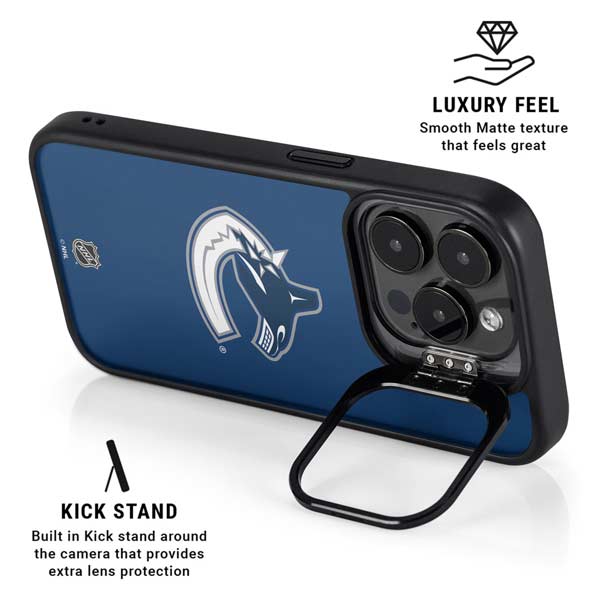 NHL Vancouver Canucks Distressed iPhone 14 Pro Kickstand Case