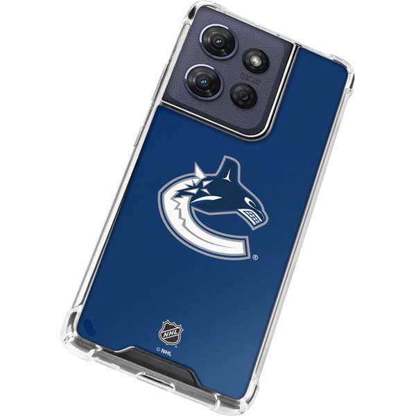 NHL Vancouver Canucks Distressed Moto G Play 5G (2025) Clear Case
