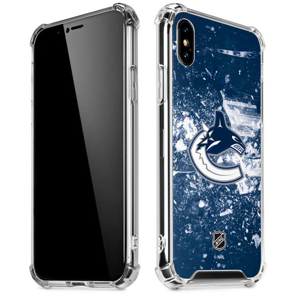 NHL Vancouver Canucks Frozen iPhone X/XS Clear Case