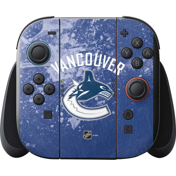 NHL Vancouver Canucks Frozen Nintendo Switch 2 (2025) with Joy-Con Skin