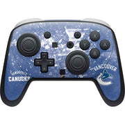 NHL Vancouver Canucks Frozen Nintendo Switch 2 (2025) Pro Controller Skin