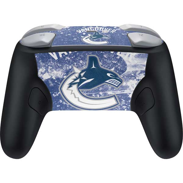 NHL Vancouver Canucks Frozen Nintendo Switch 2 (2025) Pro Controller Skin