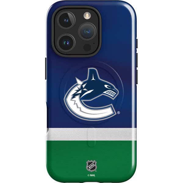 NHL Vancouver Canucks Jersey iPhone 16 Pro Max Magsafe Impact Case