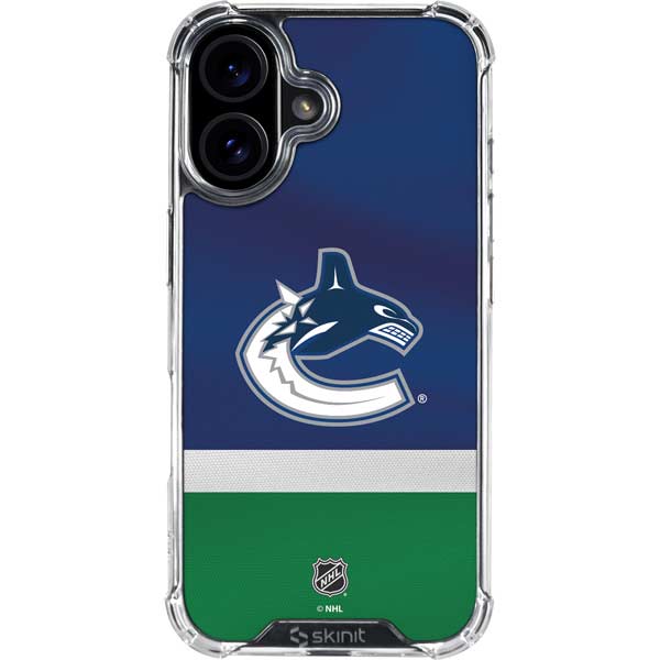 NHL Vancouver Canucks Jersey iPhone 17 Clear Case