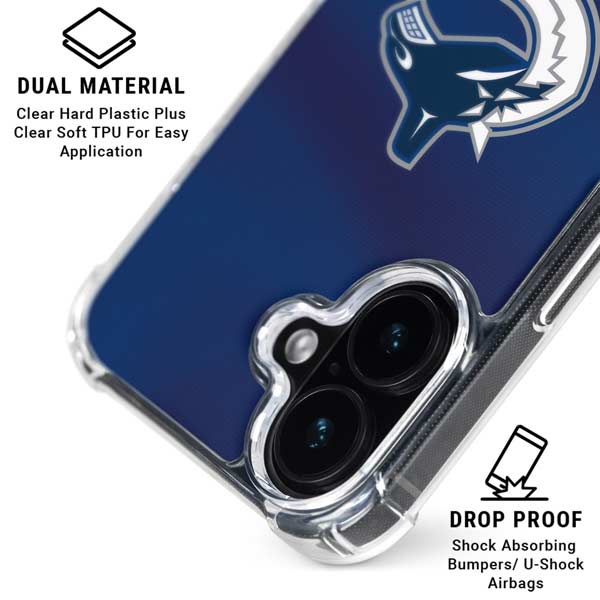 NHL Vancouver Canucks Jersey iPhone 17 Clear Case