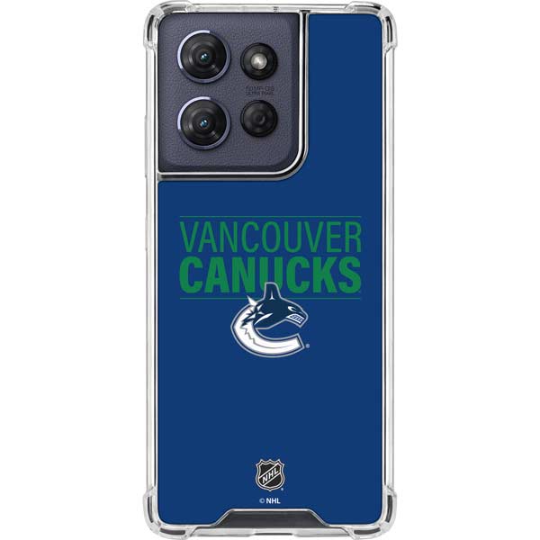 NHL Vancouver Canucks Lineup Moto G Power 5G (2025) Clear Case