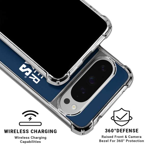 NHL Vancouver Canucks Solid Background Google Pixel 10 Pro XL Clear Case