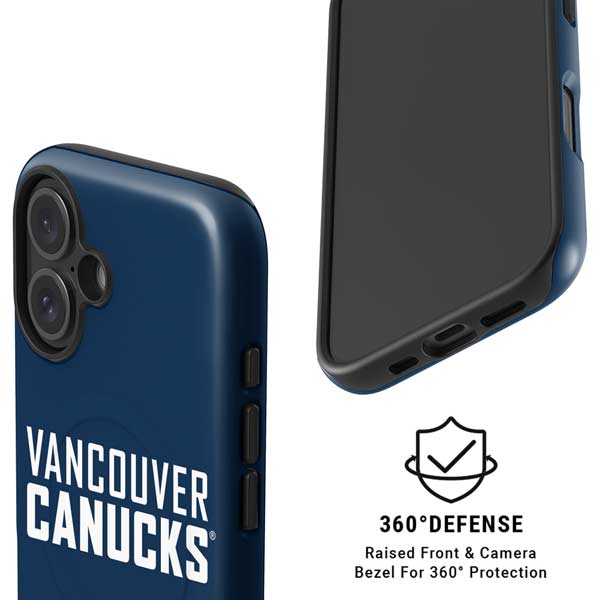 NHL Vancouver Canucks Solid Background iPhone 17 Magsafe Impact Case