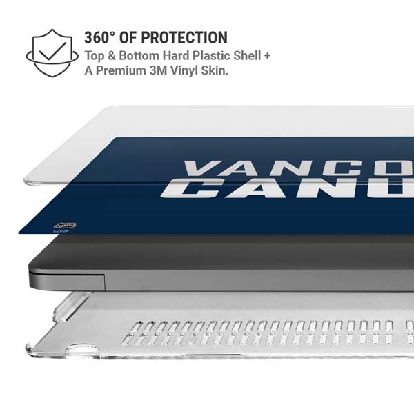 NHL Vancouver Canucks Solid Background MacBook Pro 14in (2021-24) Case plus Skin