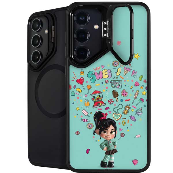 Disney Wreck-it Ralph Vanellope Sugar Icons Galaxy S26 Plus Kickstand Case