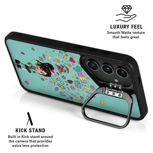 Disney Wreck-it Ralph Vanellope Sugar Icons Galaxy S26 Plus Kickstand Case
