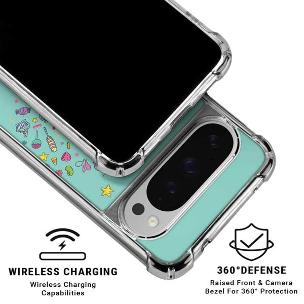 Disney Wreck-it Ralph Vanellope Sugar Icons Google Pixel 10 Pro XL Clear Case