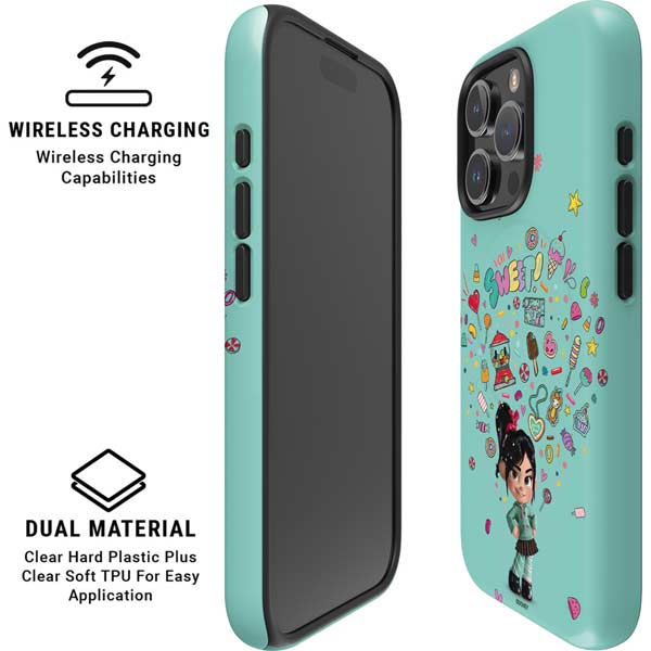 Disney Wreck-it Ralph Vanellope Sugar Icons iPhone 16 Pro Magsafe Impact Case