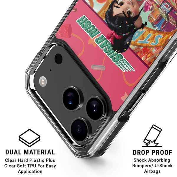 Disney Wreck-it Ralph Vanellope Sugar Rush iPhone 17 Pro Clear Case