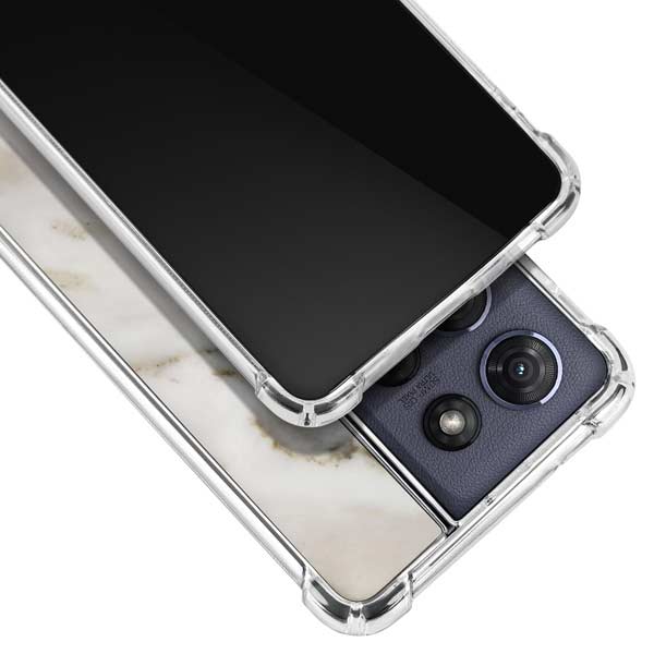 Vanilla Marble Moto G Play 5G (2025) Clear Case